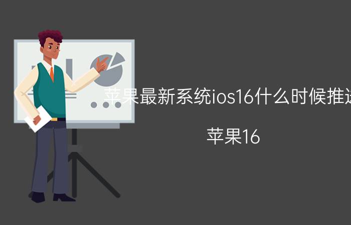 苹果最新系统ios16什么时候推送 苹果16.0系统什么时候上线？